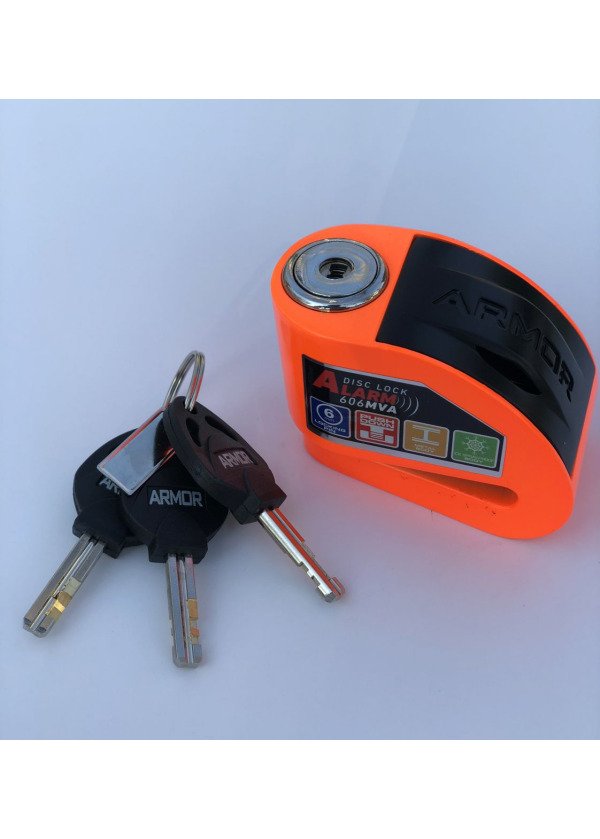 Armor 606MVA 120db Alarmlı Disk Kilidi 6mm