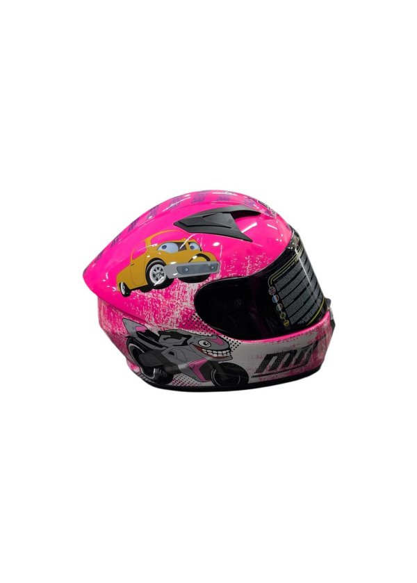 MTS 201 PEMBE ÇOCUK KASKI KAPALI MODEL