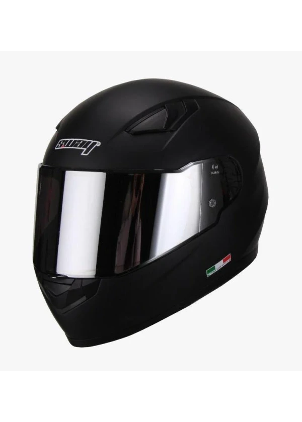 Sway 816 Sidney Mat Siyah Full Face Kask